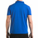 Tricou cu guler bărbați Franklin albastru il170216-35 3