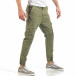 Pantaloni cargo de bărbați verzi it260318-107 3