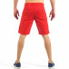 Pantaloni scurți de bărbați roșii cu buzunare italiene it260318-138 3