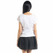 Tricou alb de dama cu imprimeu il080620-5 3