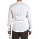 Cămașă cu mânecă lungă bărbați Duca Fashion albă it240621-27 3
