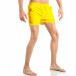 Costum de baie pentru bărbați galben cu banda în trei culori it040518-93 3