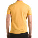 Tricou cu guler bărbați Franklin galben il170216-40 3