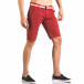Pantaloni scurți bărbați Top Star roșii ca050416-67 4
