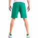 Pantaloni scurți de bărbați verzi cu benzi orizontale și verticale it050618-34 5