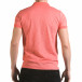 Tricou cu guler bărbați Franklin roz il170216-39 3