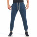 Pantaloni sport de bărbați culoare denim cu buzunar exterior în spate it260318-170 2