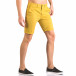 Pantaloni scurți bărbați XZX-Star galbeni ca050416-59 4