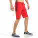 Pantaloni scurți de bărbați roșii cu buzunare italiene it260318-138 4