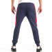 Pantaloni sport de bărbați albaștri cu banda în alb-roșu it040518-30 3