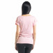 Tricou roz de dama cu imprimeu il080620-3 3