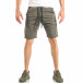 Pantaloni scurți pentru bărbați verzi cu banda în 2 culori it040518-57 2