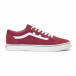 Teniși tip Old Skool de bărbați din pânză culoarea bordo it160318-28 2