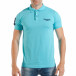 Tricou tip Polo shirt albastru de bărbați cu număr 32 tsf250518-41 3
