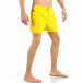 Costum de baie de bărbați galben cu fermoar și nasture it260318-203 3