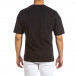 Tricou bărbați Breezy negru it240621-10 3