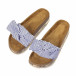 Papuci de dama în albastru și alb it010618-2 3