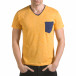 Tricou bărbați Franklin galben il170216-16 2