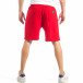 Pantaloni scurți pentru bărbați roșii cu fermoare it040518-43 4