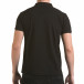 Tricou cu guler bărbați Franklin negru il170216-34 3