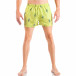 Costum de baie pentru bărbați galben neon cu cactuși it050618-59 3