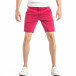 Pantaloni scurți de bărbați roșii cu buzunare italiene it040518-62 2
