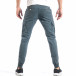 Pantaloni cargo de bărbați albaștri cu o imprimare mica it040518-20 3