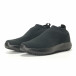 Pantofi sport negri de dama elastici fără șireturi it240118-27 4