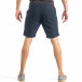 Pantaloni scurți pentru bărbați albastru marin din in it040518-59 3