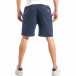 Pantaloni scurți pentru bărbați albastru marin cu fermoare it040518-44 4