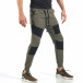 Pantaloni baggy de bărbați verzi tip Biker it260318-172 3