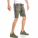 Pantaloni scurți pentru bărbați verzi cu banda în 2 culori it040518-57 3