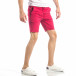 Pantaloni scurți de bărbați roșii cu buzunare italiene it040518-62 4
