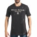 Tricou bărbați Black Island negru tsf020218-25 2