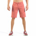Pantaloni scurți de bărbați roz cu buzunare italiene it260318-137 2