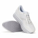 Pantofi sport de dama albi cu platforma și paiete it160318-43 4