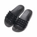Papuci de dama negri din imitație de piele lăcuită it010618-11 3