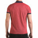 Tricou cu guler bărbați Franklin roșu il170216-37 3