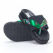 Papuci de dama cu jacard verde și cu elastic it230418-23 4
