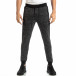 Pantaloni sport pentru bărbați în melanj negru-gri it261018-53 3