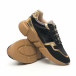 Pantofi sport ușori de dama în negru și auriu it281019-21 5