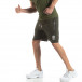 Pantaloni sport scurți verzi pentru bărbați it210319-69 2
