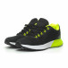 Adidași ușori negri cu neon pentru bărbați it100519-2 3