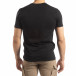 Tricou negru pentru bărbați cu imprimeu it150419-92 3