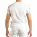 Tricou de bărbați Supple în alb it150419-109 3