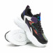 Pantofi sport de dama negri cu accente violet it260919-55 4