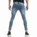 Skinny Washed Jeans albaștri pentru bărbați  it040219-7 4