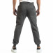 Pantaloni sport groși în melanj gri pentru bărbați it261018-41 4
