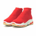 Pantofi sport Slip-on de dama din neopren roșu it150818-25 3