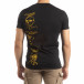 Tricou pentru bărbați negru cu imprimeu it150419-55 3